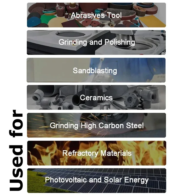 500 جرام مسحوق طحن Carborundum الأسود Grit60 ~ 3000 لآلة بهلوان الاهتزاز أدوات جلخ الجاديت اليشم العقيق تلميع #4