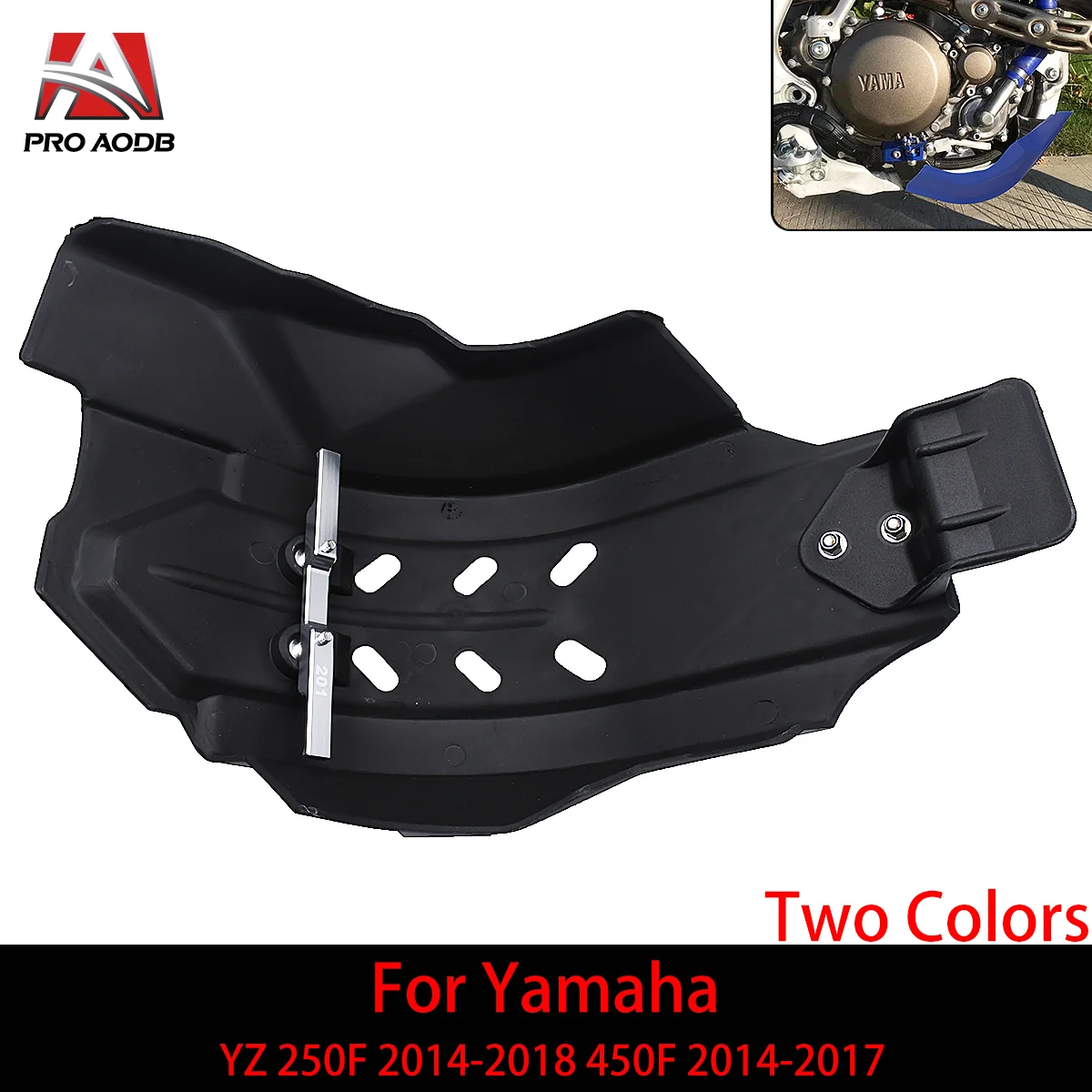 For Yamaha YZ250F 2014-2018 450F 2014-2017 Model Motocross Parts Motorcycle Engine shield Frame Protector Cover Guard Skid Plate