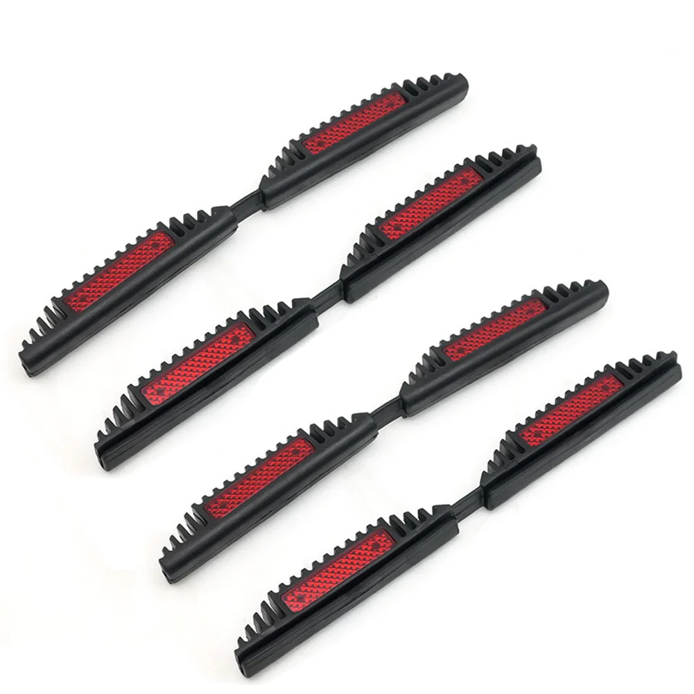 Car Door For Edge Protection Strips 4 Pack 21.5 x 2 cm Reflective Plastic for Enhanced Night Visibility and Durability