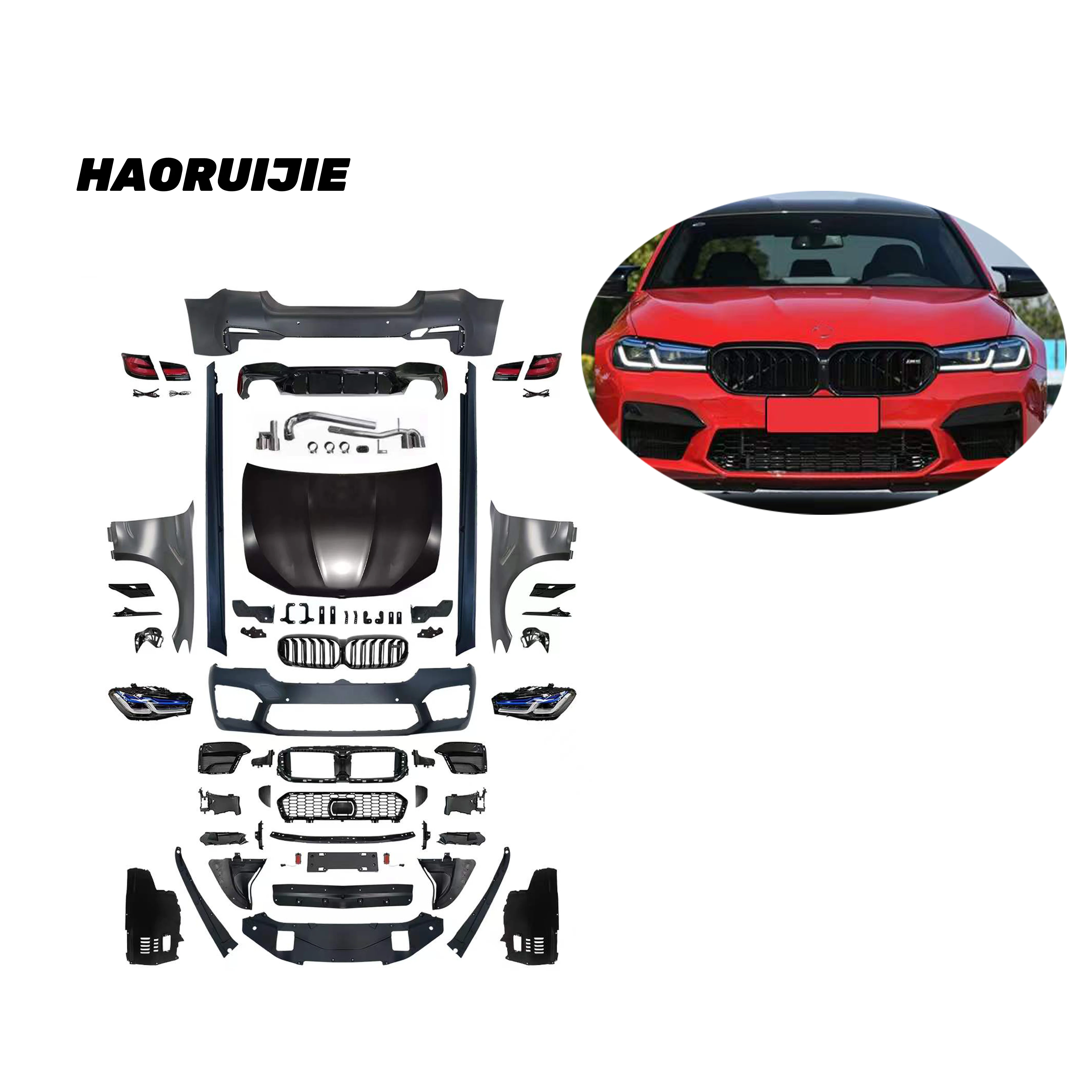 

Best for F10 Refit to G30 LCI 2022 M5 F90 Bodykit for bmw F10 Bodykit G30 Style
