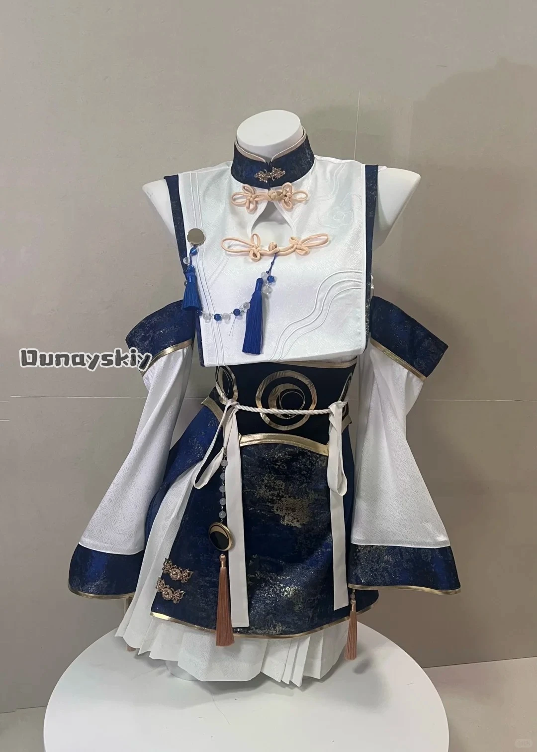 Iuno Daoxiangcun Collaboration Cosplay Game Wuthering Waves Costume {BankaiMode}Chinese-style Hanfu Short Skirt Womens Halloween