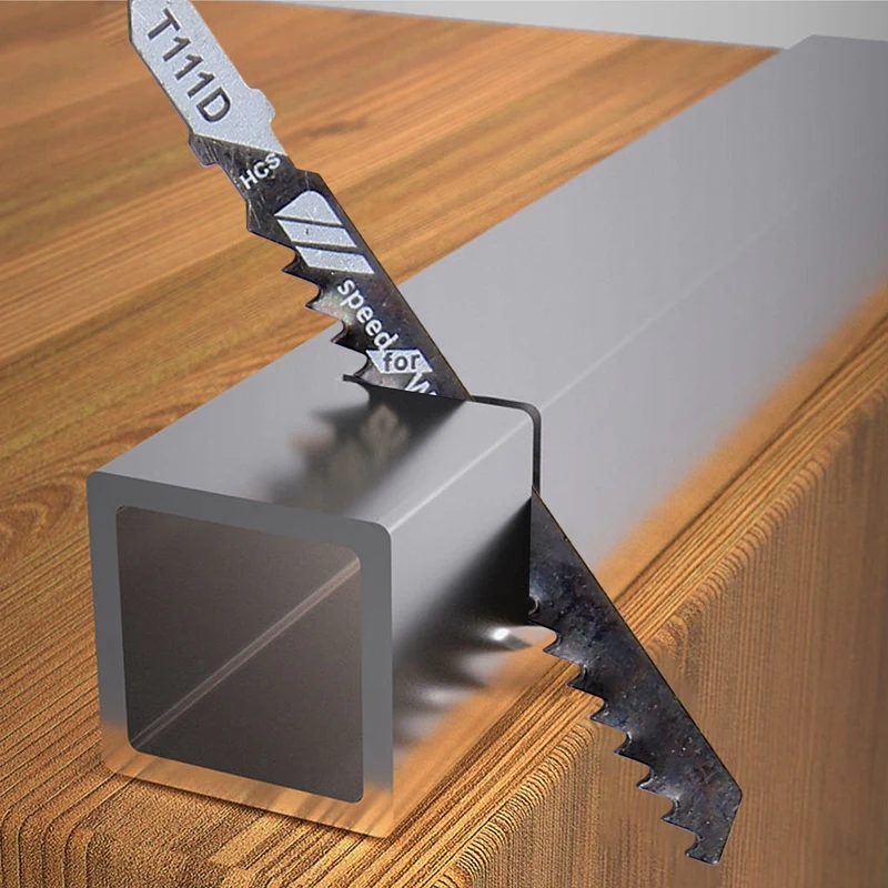 

20 Pcs T-Shank Jigsaw Blades Set, Jig Saw Blades Fits Most T Shank Jig Saw, Blades For Cutting Metal, Wood