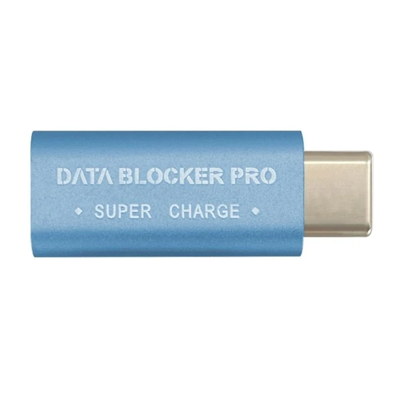 JU64 USB C Highly Speed Charging Adapter USB C Data Blocker USB C Male to Female Adapter Secure Charging for Phones Tablets view 2