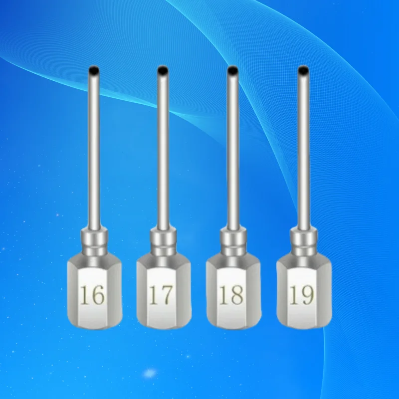 【Free Shpg】1 Inch Solder Glue Saver | M5 Threaded Metal Solder Needle Tip | Hexagonal Electroplated Nozzle for Welding Machine