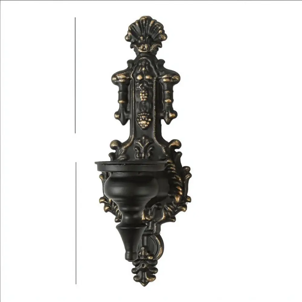 Modern Vintage Wall Mounted Candlestick Iron Hanging Candle Holder Nordic Home Art Decor For Bedroom Hotel Restaurant Wall