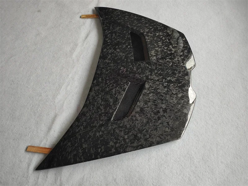 

LANOUT Высококачественная передняя крышка багажника из кованого углеродного волокна в стиле V для Lamborghini LP580 LP610