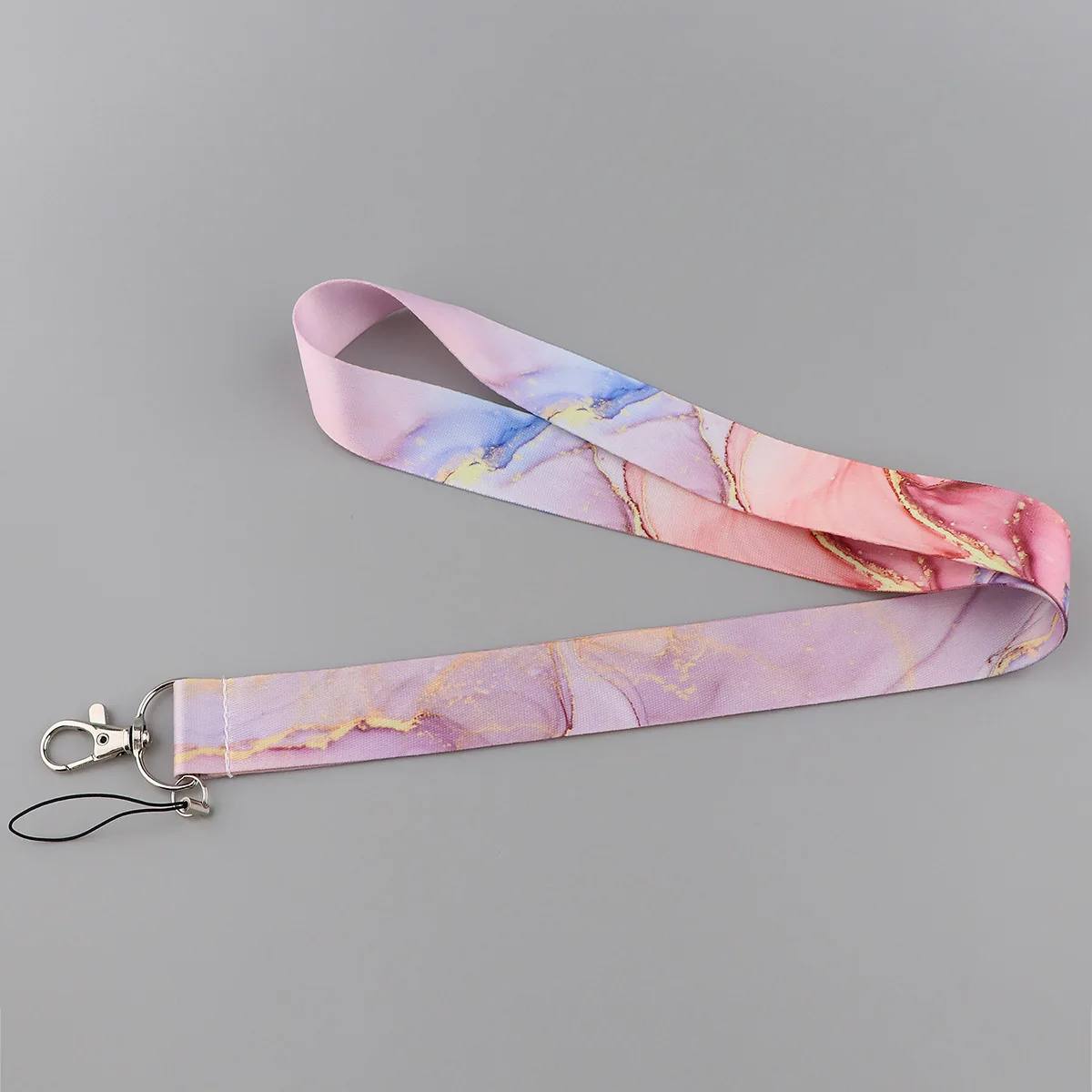 Marmor Druck Neck Strap Schlüsselbund Lanyard Für Schlüssel Frauen ID Abzeichen Halter Keycord DIY Hängen Seil Handy Zubehör – Detail 4