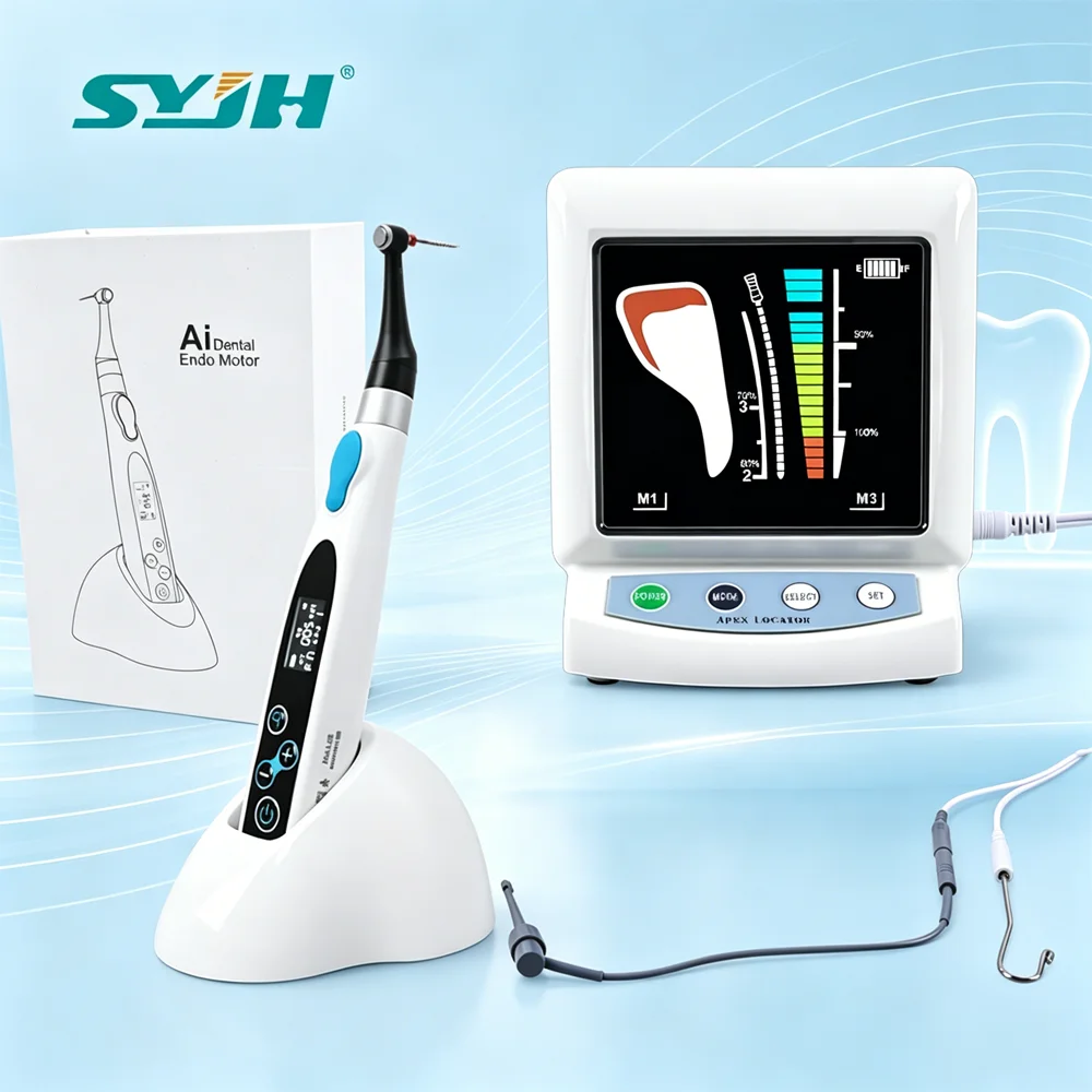 

Dental Apex Locator with Endo Motor Color LCD Screen Automatic Calibration Root Canal Length Measuring Instrument 97.5% Accuracy