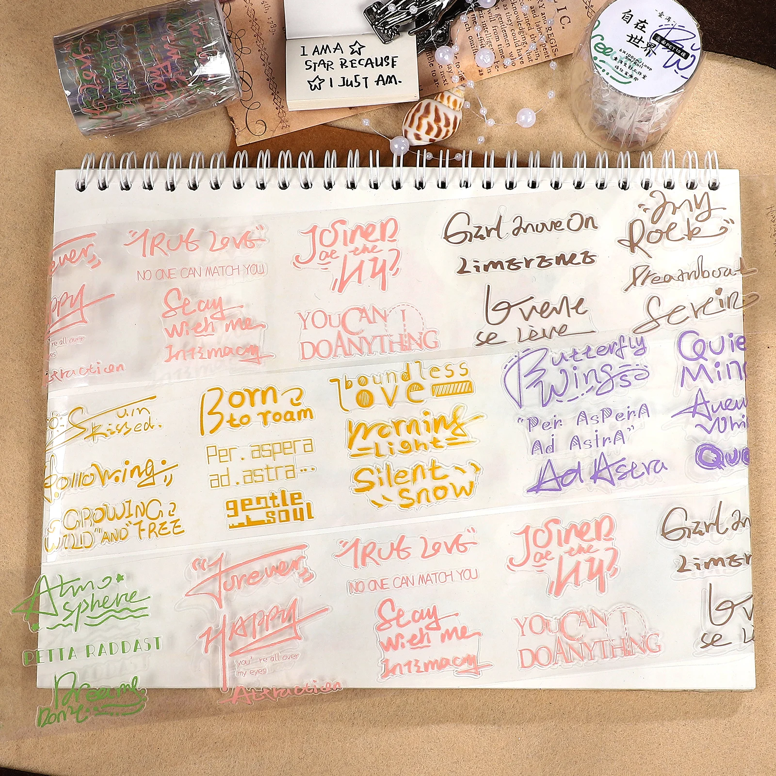 fita-pet-vintage-colorida-com-texto-em-ingles-60mm-5m-para-criatividade-diy-material-para-diario-colagem-e-scrapbooking