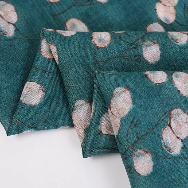 

1 ярд ткани рами Уникальная ткань с цифровой печатью Дизайнерский халат по индивидуальному заказу, брюки, рубашка, пальто, ткань для материала