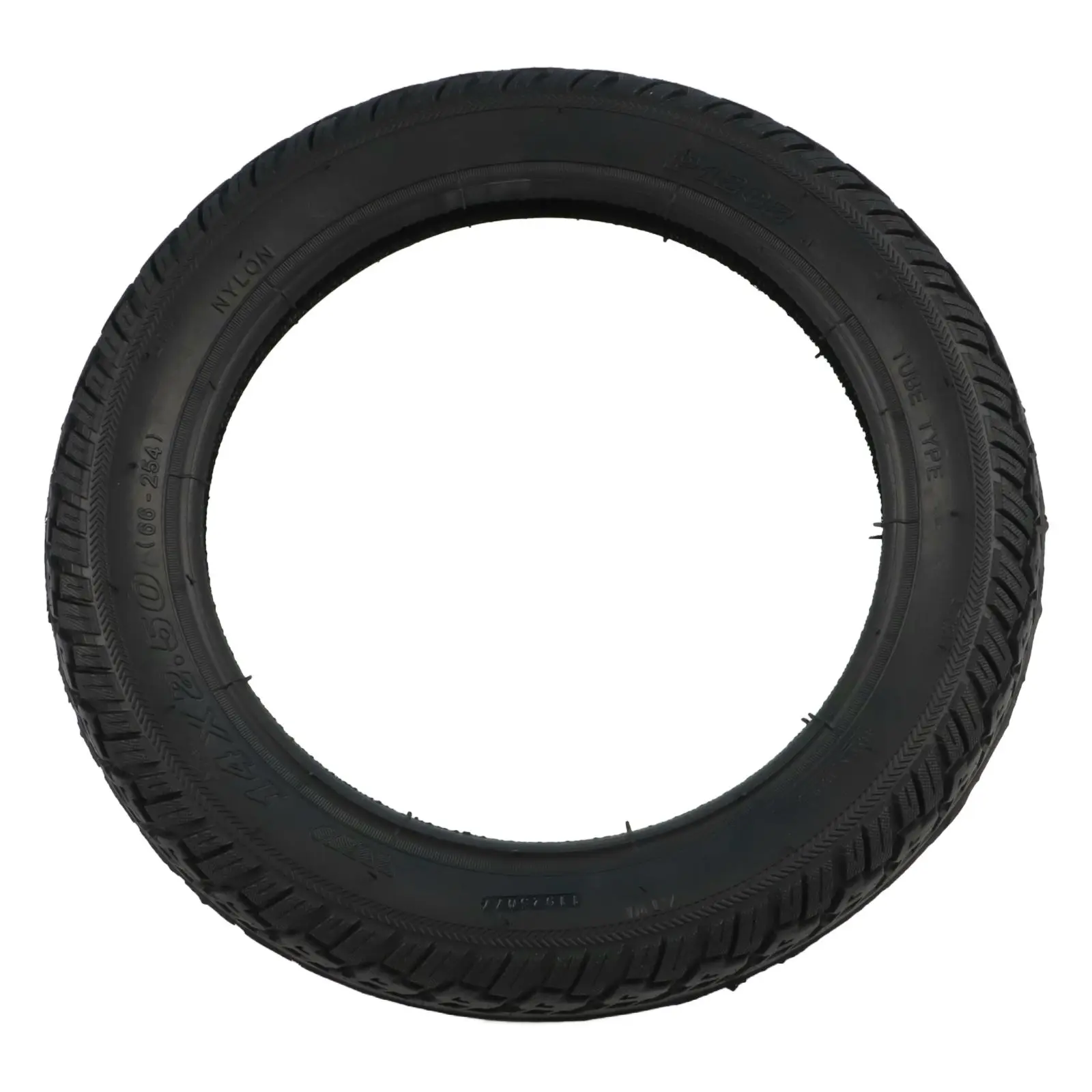 

14x2 50 66254 Tubeless Vacuum Outer Tire for Electric Bicycle 14inch EBike Replacement Tire with Enhanced Grip