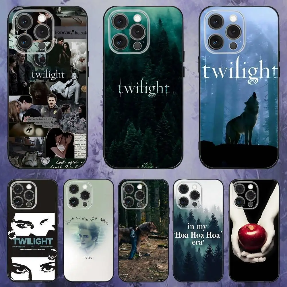 

Team Edward Jacob T-Twilight Phone Case For iPhone 17,16,15,14,13,12,Pro,Max,Plus,E,SE4,Air,Mini Black Soft Box