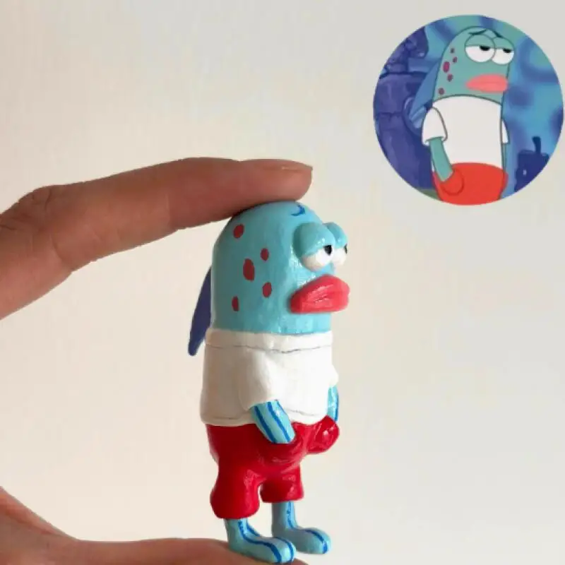 ฟิกเกอร์สปองจ์บ็อบ สแควร์แพนท์ ลิมป์ฟิช ของสะสม โมเดลตุ๊กตา ของเล่นเด็ก ของขวัญ