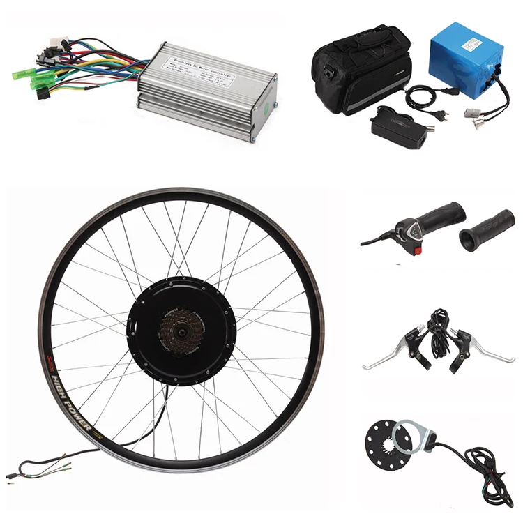 

Factory Price Electric Bike Kit 5000 Watt Hub Motor Bike 20"24"26" Ebike Kit