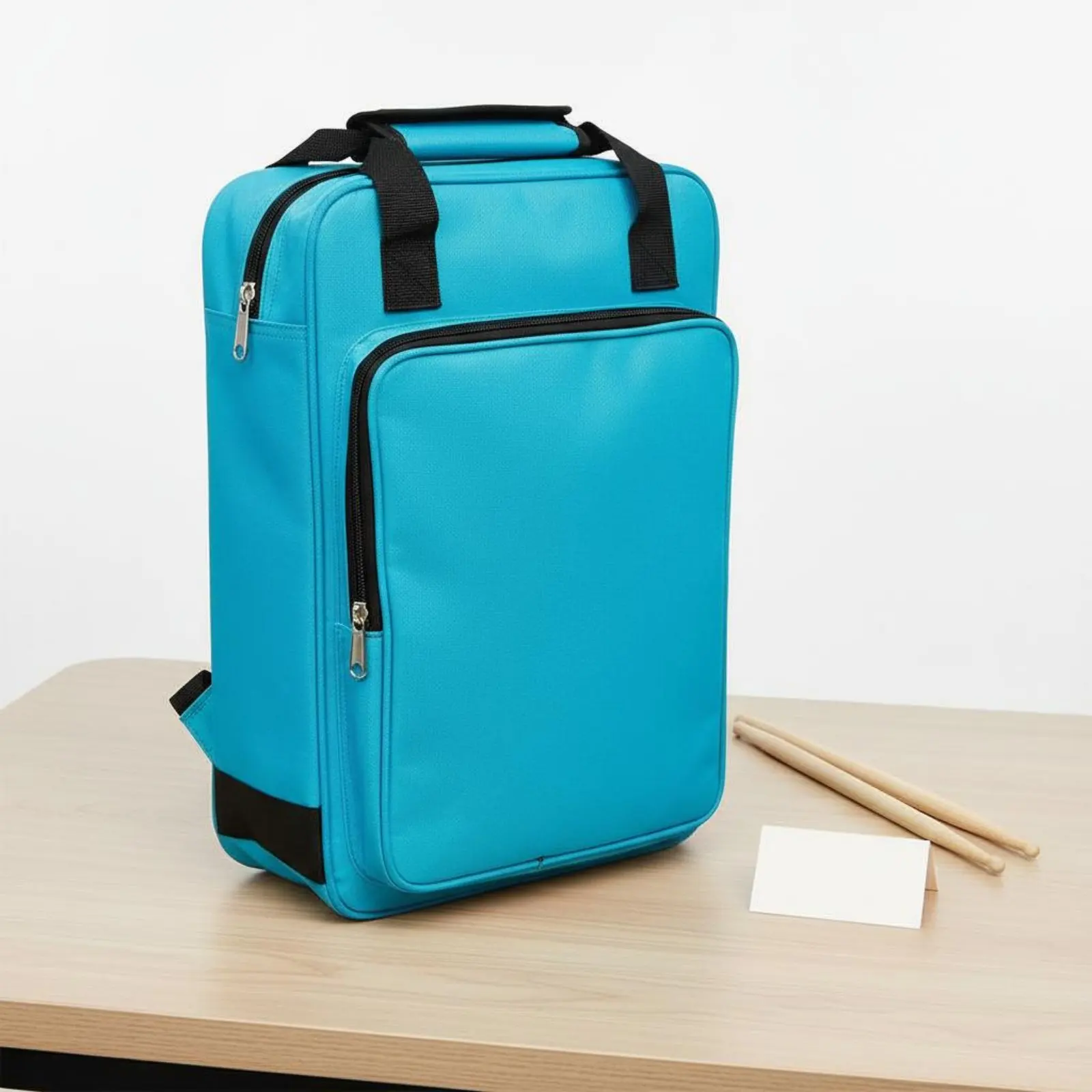 

Drum Stick Bag Padded Drumstick Backpack Portable Drumstick Holder Waterproof Musical Instrument Accessory Multi-Compartment