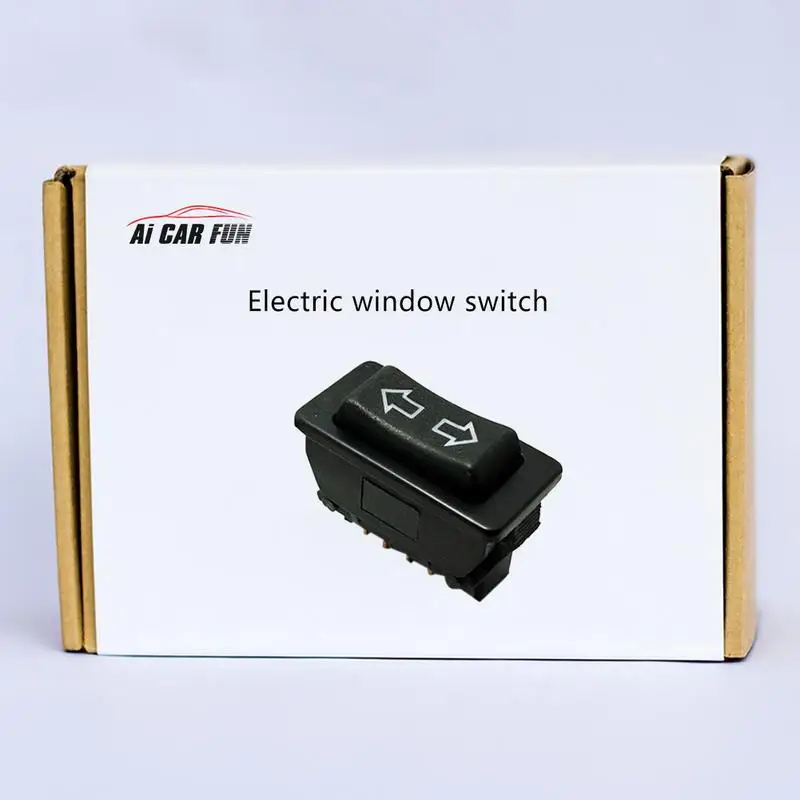 5 Pin 12-24V Car Power Window Switch With Lamp Auto Electric Window Switches Button Vehicles Interior Supplies