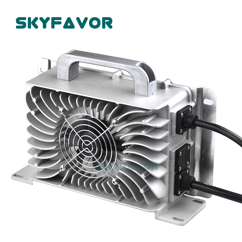 Pengisi Daya Baterai 60V Tahan Air Tahan Debu Profesional Kustom 60V 15A Pengisi Daya Baterai 60 Volt Otomatis Cerdas Cepat