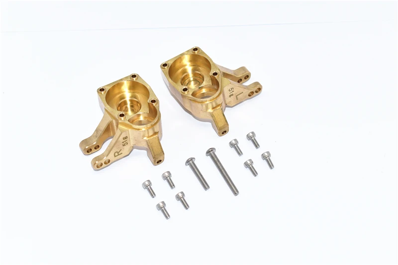 GPM Brass Outer Portal Drive Housing (Front Or Rear) ForAXIAL SCX10 III Jeep Wrangler