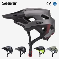 Casco de bicicleta de montaña SEEKER para descenso al aire libre, casco de bicicleta de montaña de una pieza, ultraligero, adecuado para carreras y ciclismo