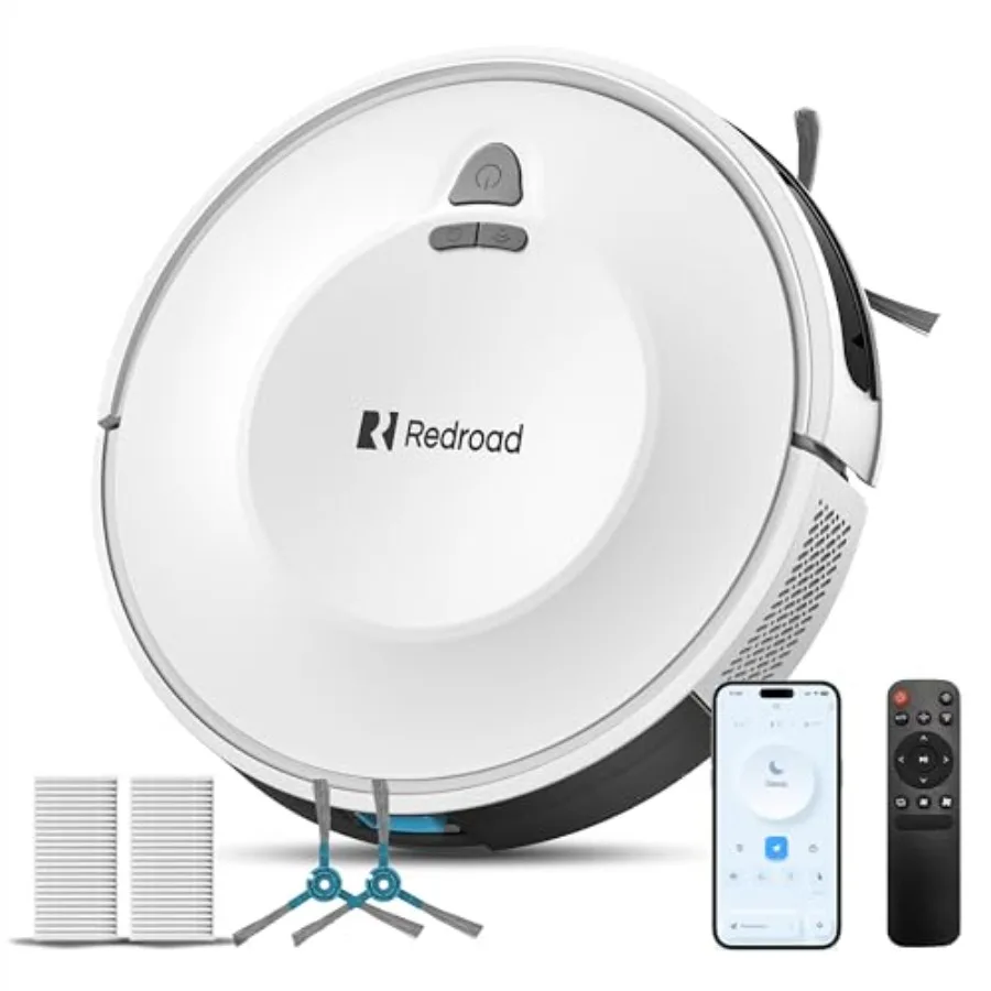 Robot Vacuums, 10KPa Robotic Vacuum Cleaner with Mapping, Lidar NavigationObstacle Avoidance, 150mins Robot Vacuum with App/Ale