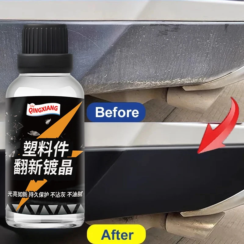 Auto Plastic Restorer Back To Black Gloss Car Cleaning Products Plastic Leather Restore Car Polish and Repair Coating Renovator