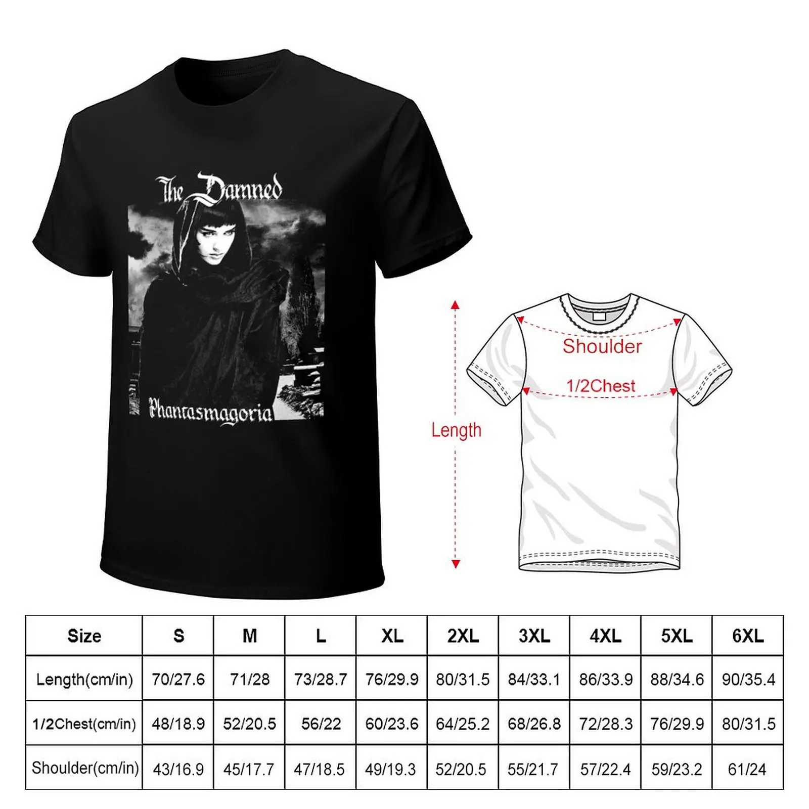 The damned phantasmagoria T-Shirt tees cotton graphic tees tee shirts for men