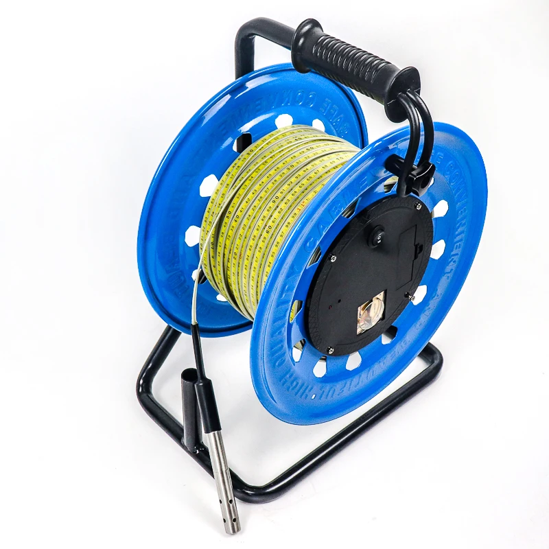 100-300M Righello portatile Misuratore di livello dell'acqua Sensore Indicatore di livello dell'acqua per pozzi profondi