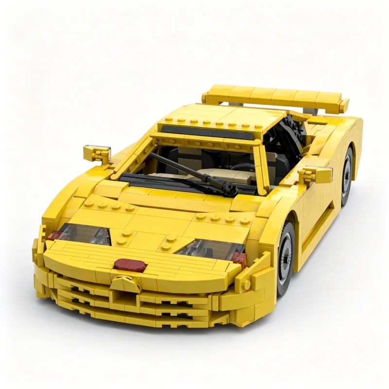 1307pcs MOC Bugatti EB110 Auto Model Bouwstenen Creatieve DIY Gift Display Decor Monteren Premium Volwassen Kinderen Bureau Thuis Speelgoed