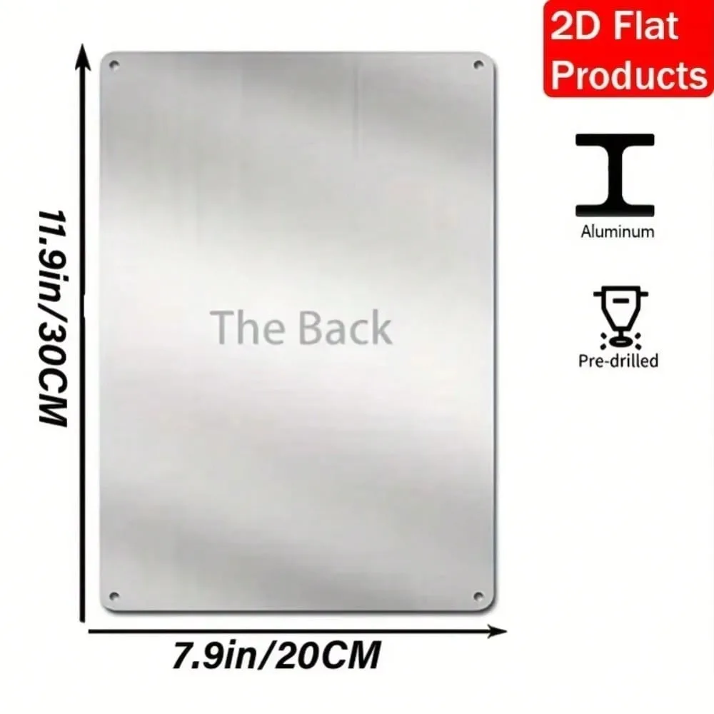 1 قطعة آخر العشاء معدن الألومنيوم ديكور اللوحة 7.87x11.8 "2D شقة-علامة إكليل مربع ، عطلة/عيد ميلاد المنزل مزرعة هدية