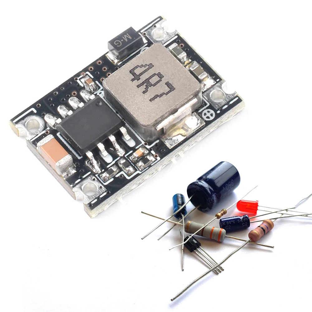 DC-DC Step-down Power Module Adjustable Constant Current Driver 5V-30V To 3.3V 5V 9V 12V 3A for Car Motorcycle Battery Charging