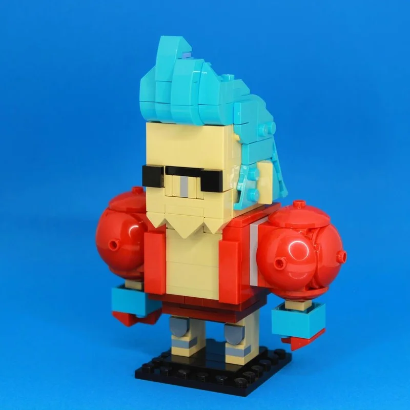 

311 шт. MOC BrickHeadz Franky Ones Piecess Brickheadz строительные блоки Рождественский подарок образование вдохновляет неограниченное количество творчества