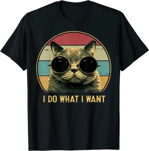 

Футболка Cute Sassy Cat Lover I Do What Want for Dads and Moms XS 5XL
