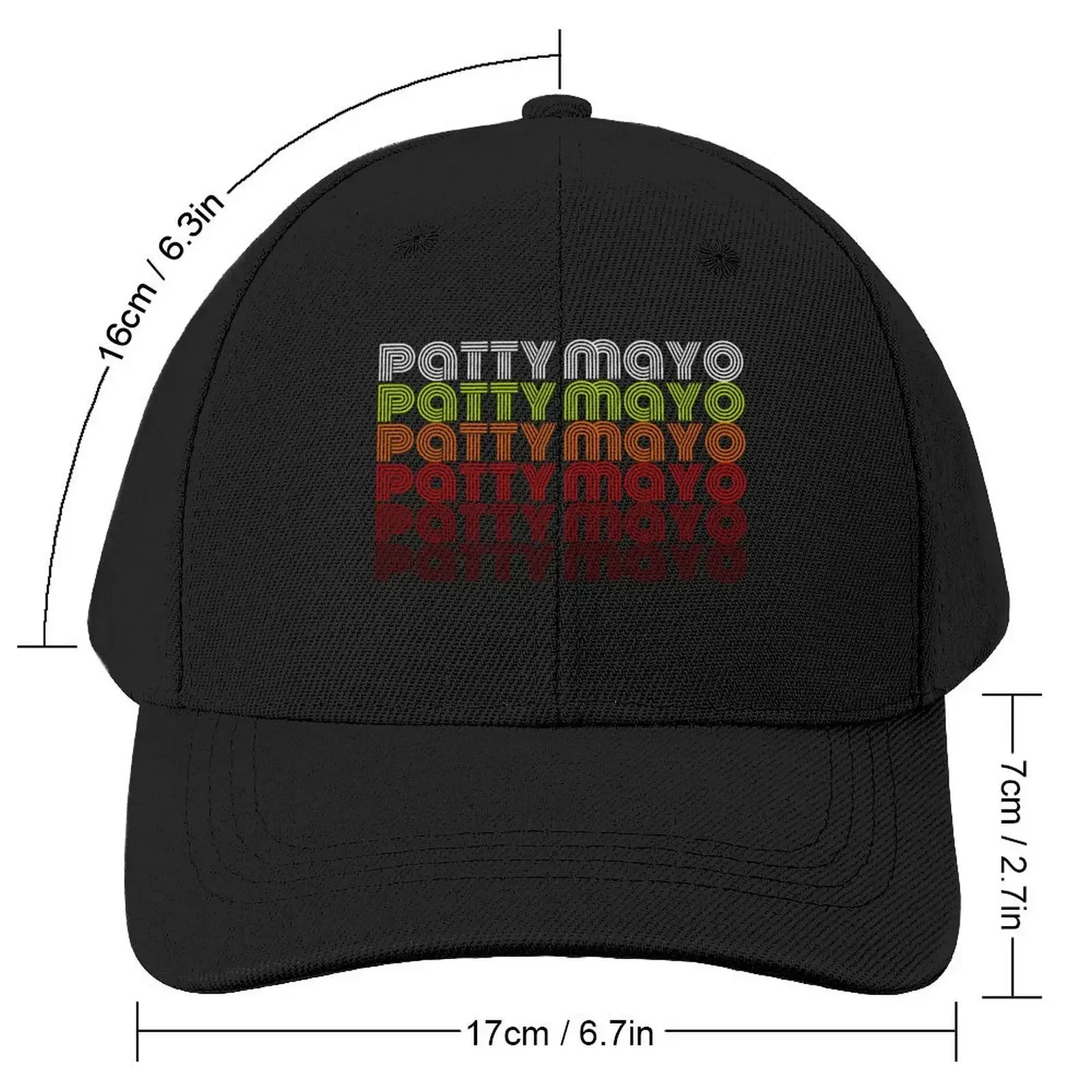 Patty Mayo Vintage Baseball Cap Trucker Hat Beach Bag Visor Men Hats Women's