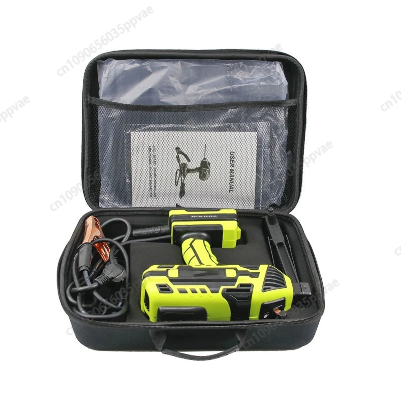 Handheld Welding Machine 21KVA 110-220V Mini Welder With Copper Gun 20-120A Adjustable For Garage Farm Repair Lightweight 1.8KG