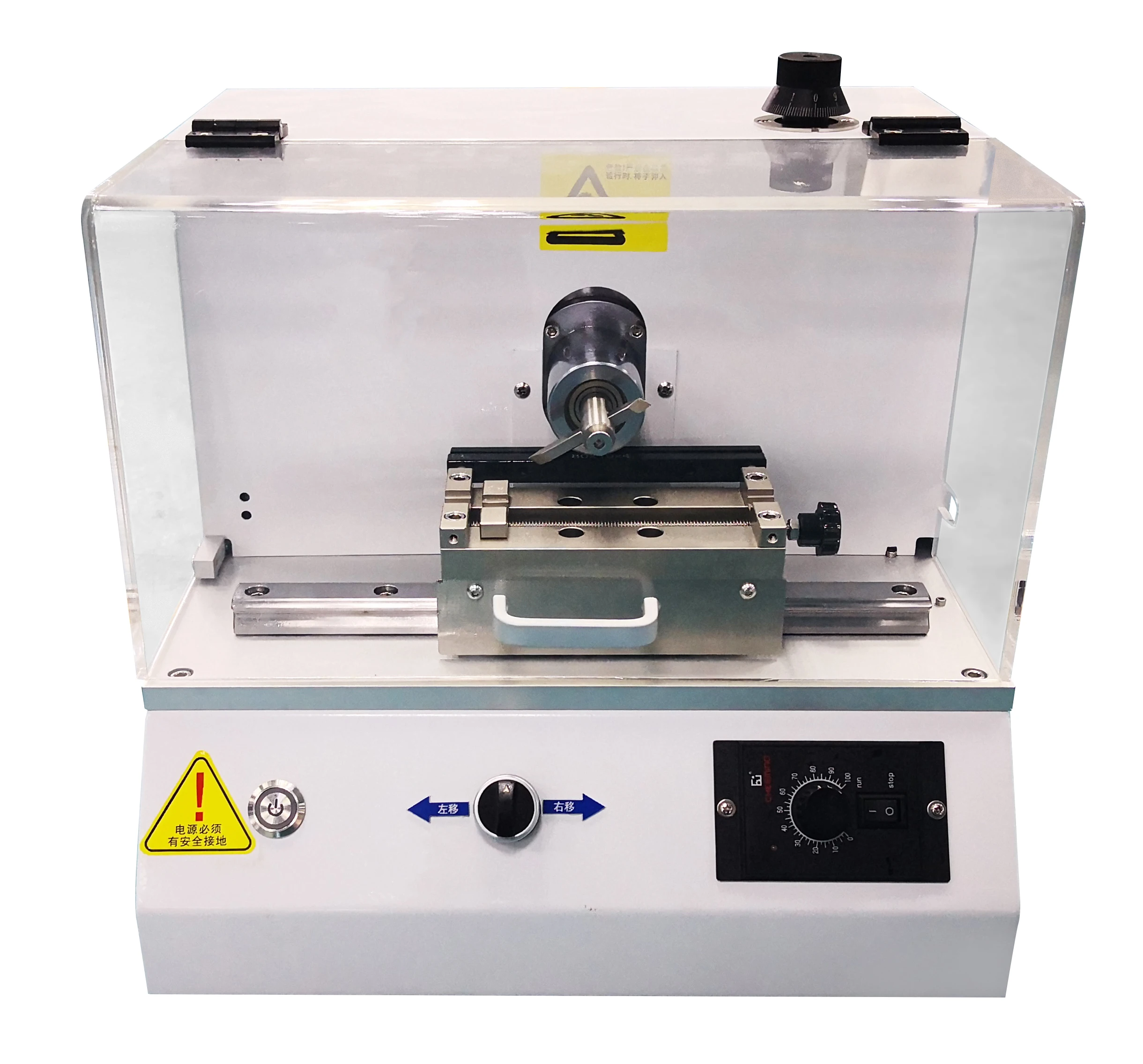 Factory and Lab Supply Non-Metal Material  Automatic Notching Cutting Testing Equipment Sample Machine