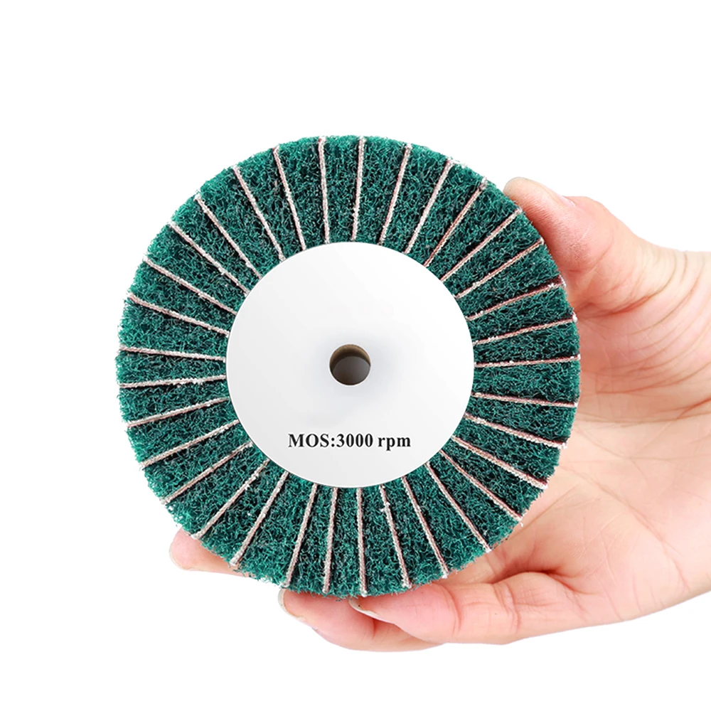 150-300mm Dia Flying Wing Wheel Scouring Pad Polishing Wheel Steel Wire Drawing Wheel Nylon Wheel Fiber Polishing Grinding Disc