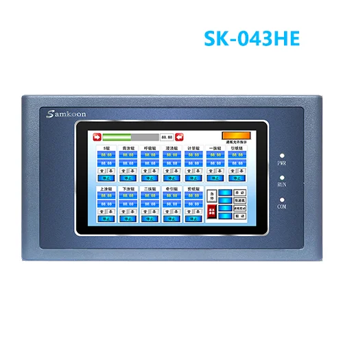 

SK-043HE Samkoon HMI Touch Screen New 4.3 Inch 480*272 Human Machine Interface Support RS232 RS485 RS422 multiple communication