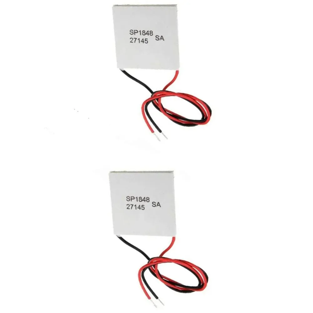 2Pcs 40X40mm Thermoelectric Power Generator SP1848-27145 Peltier TEG Module B20