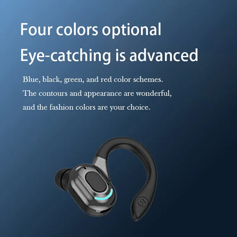 Wireless Bluetooth Hanging Ear Air Conduction with Charging Compartment Sports Waterproof for Android Apple