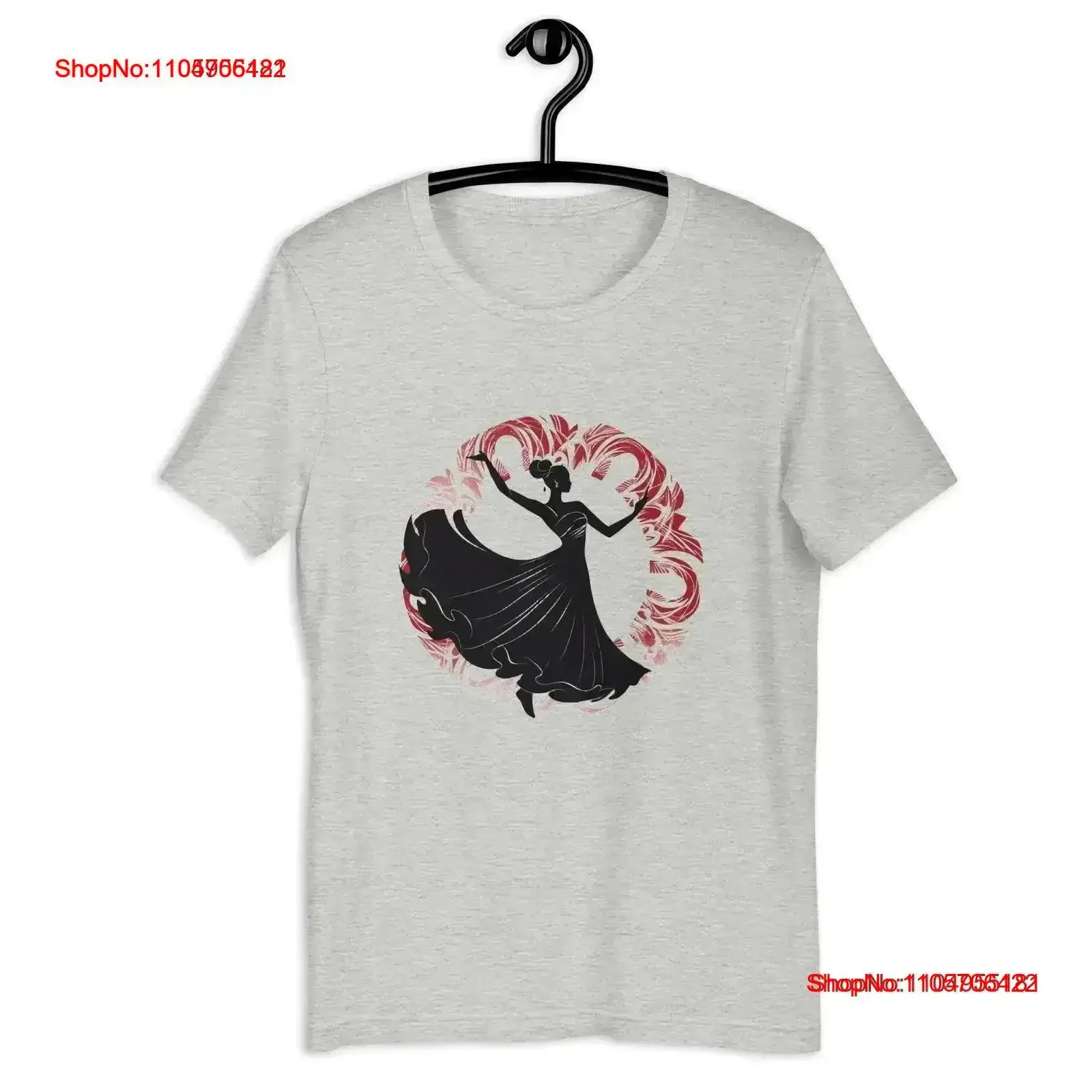Dance into Elegance Flamenco Dancer T Shirt for a Touch of Spanish Passion vintage Washed designer clothes homme Versatile
