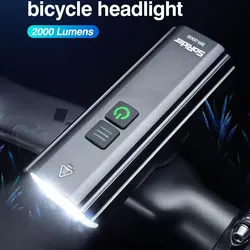 SoRider BR-2000 High Brightness Bicycle Light 1200 2000 Lumens Bike Multi-Function Rechargeable Road MTB Cycling Front Lights