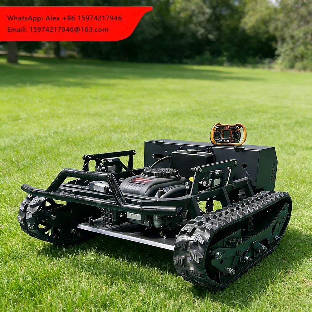 Professional All-Terrain Remote Controlled Flail Mower Powerful Aggressive Cutting Reliable Performance RC Lawn Mower