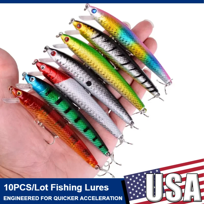 10Pcs 9G/10Cm Fishi… - image