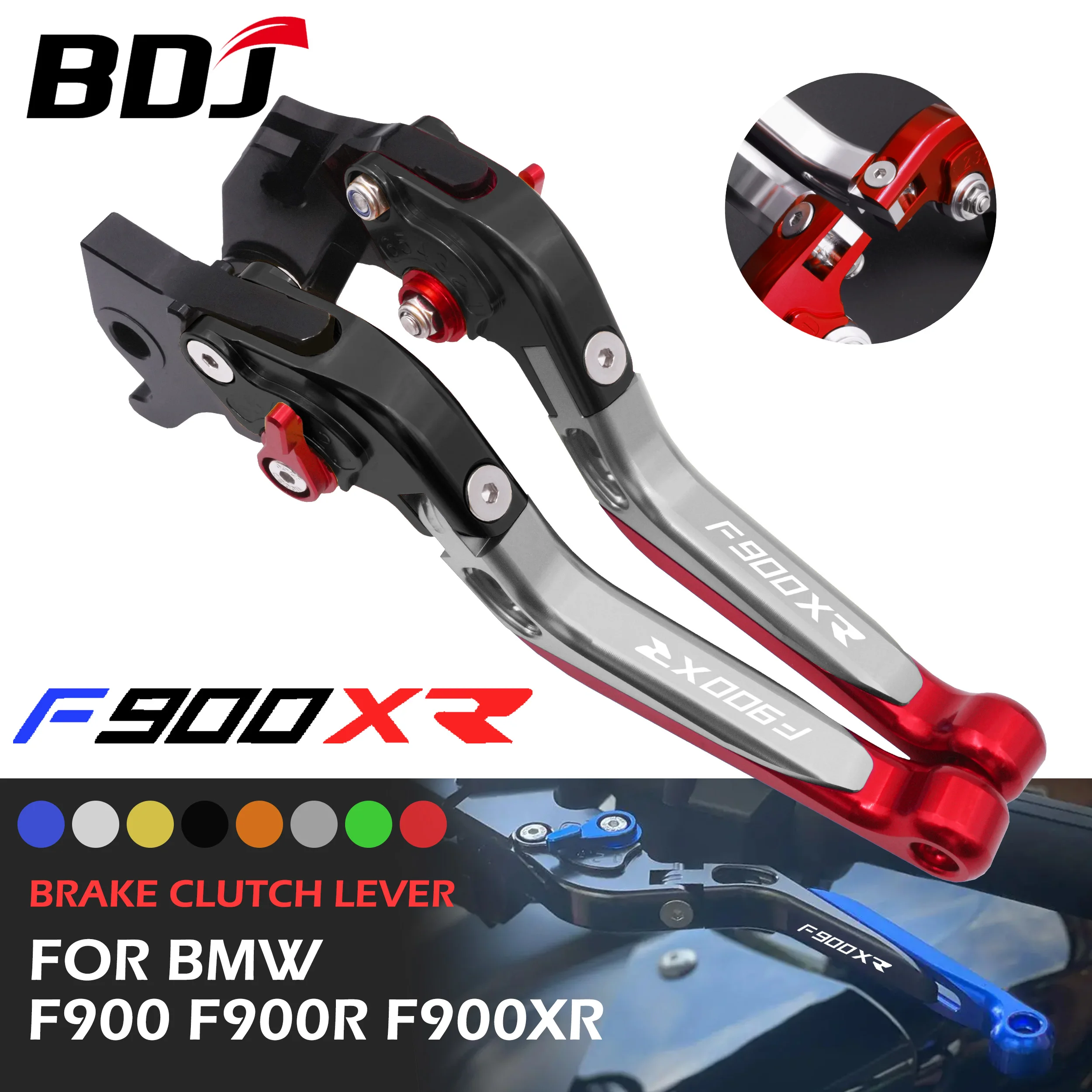 BDJ F900XR Brake Clutch Lever Set Motorcycle Brake Lever Adjustable Folding Lever For BMW F900 XR F900R F900XR 2020 2021 2022