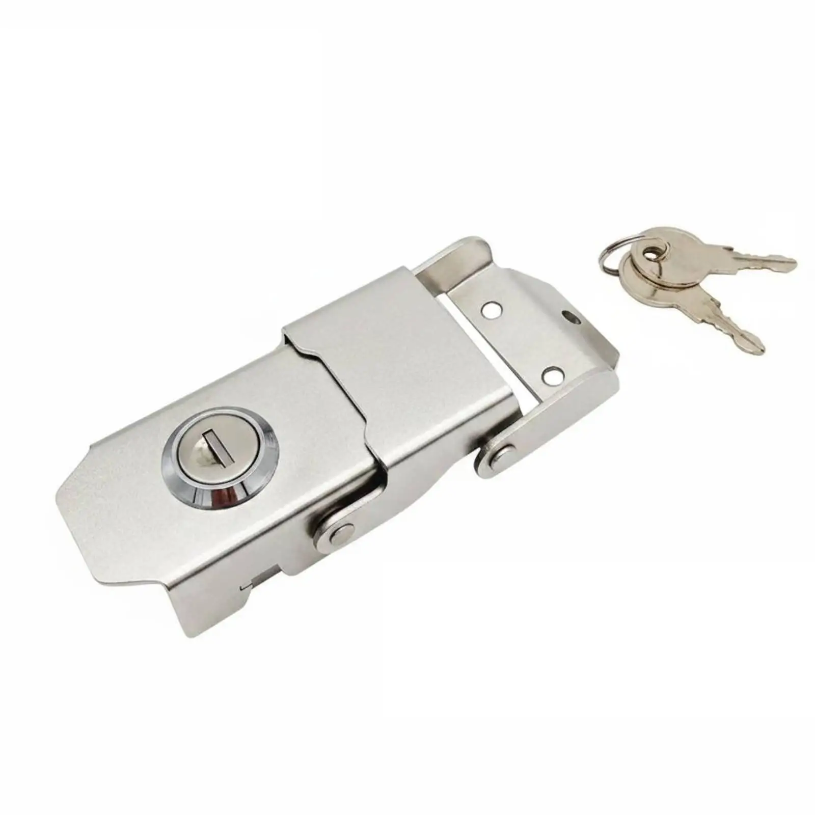 Stainless Steel Motorcycle Luggage Lock Secure Side Box Latch Case Lock for Trunk Storage Riding