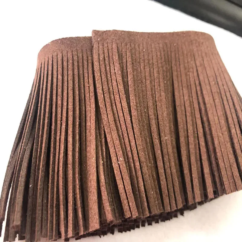 1 Yard Fringe Leather Suede Tassel Lace Skirt Garment Bag Handmade DIY Hem Accessories Tassel Trim