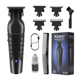 km-2299 Cortapelos para hombres Cortapelos inalámbricos para cortar cabello, cortapelos profesionales de peluquero, cortapelos recargable por USB