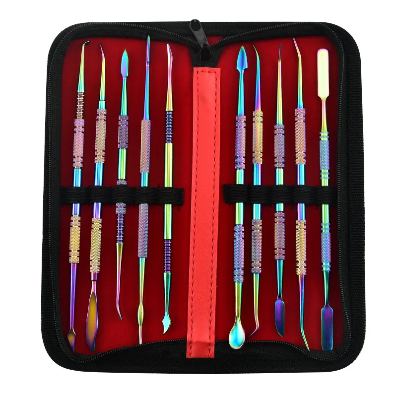 

Multifunctional Dental Technician Tooth Wax Carving Tool Set Care Tools Use For Cleaning/Checking Teeth Dentistry Lab Tools