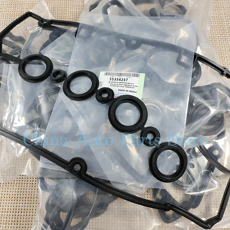 10PCS Aluminium Engine Valve Cover Gasket For Chevrolet Aveo Aveo5 Cruze Pontiac G3 Vauxhall Opel Astra 55354237