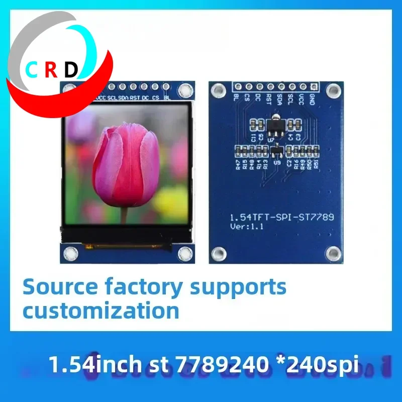 Chanruida 1.54 inch TFT LCD 240X240 color screen ST7789P3 small screen SPI display LCD module display  nintendo switch oled